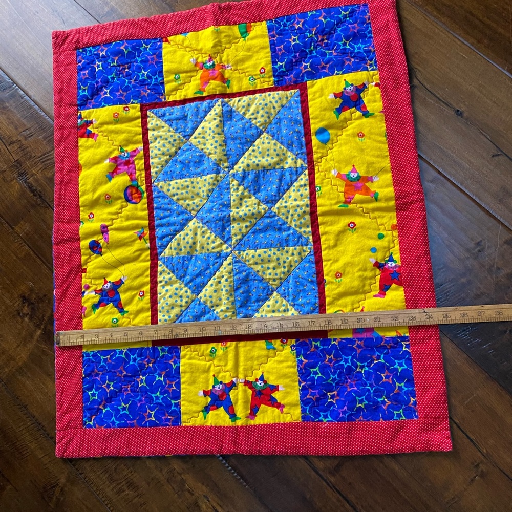 Gorgeous baby, doll quilt or wall hanging for the baby’s room. Handmade.